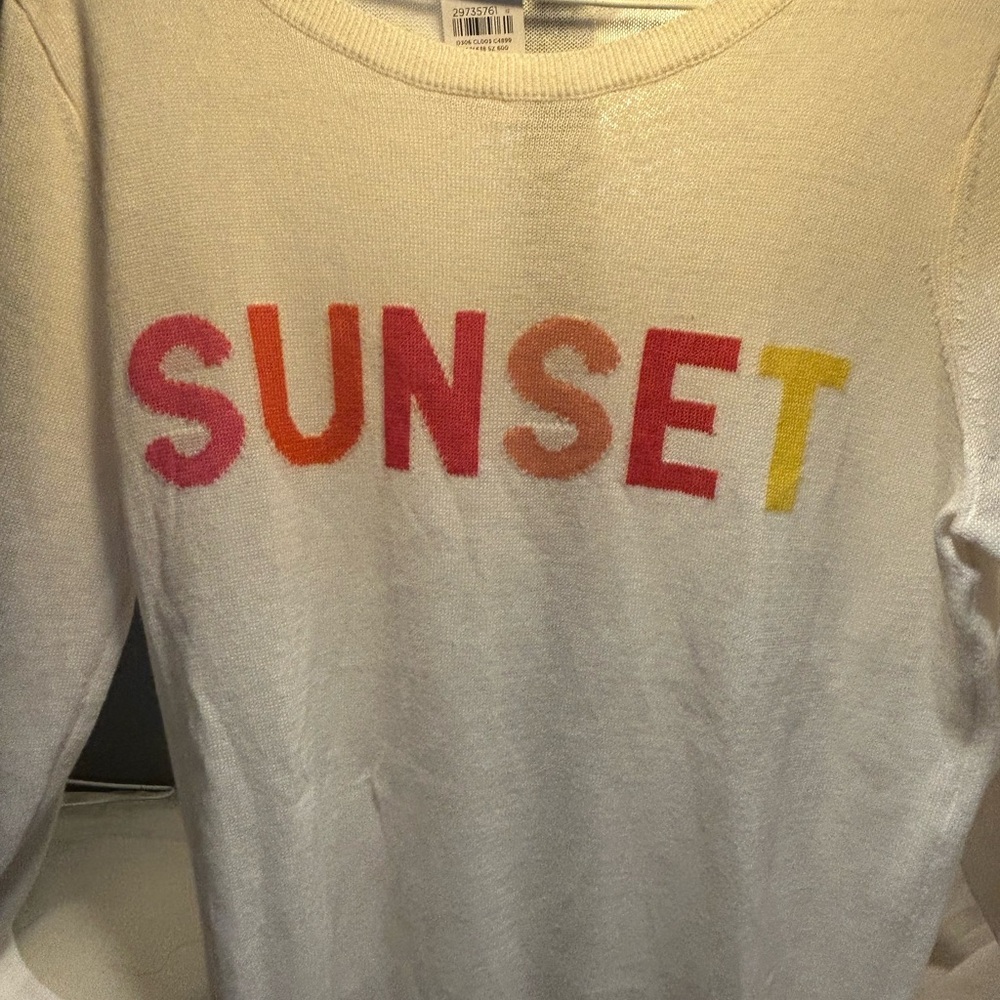 Colorful 'Sunset' Sweater